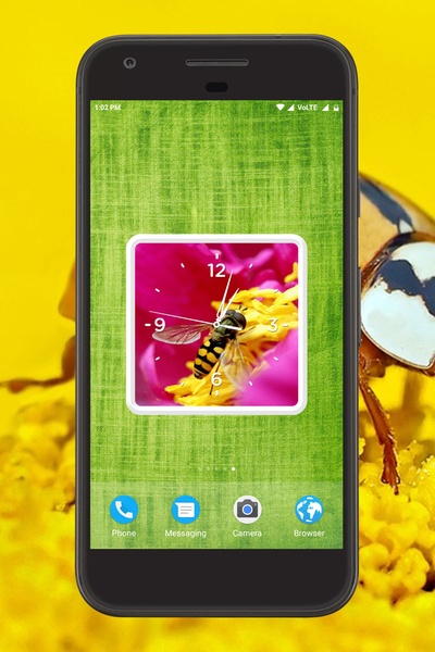 Insects Clock Live Wallpaper - Preview 1