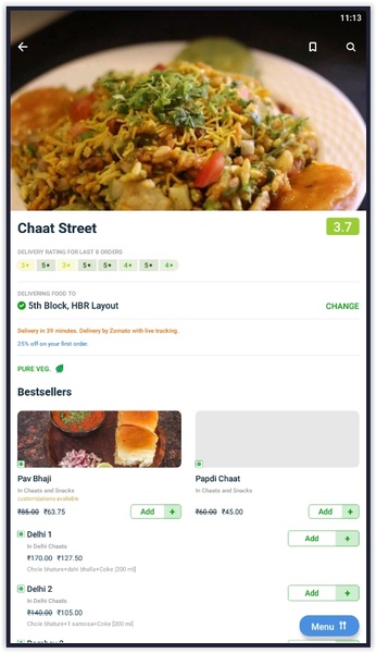Zomato Order - Food Delivery App - Preview 3