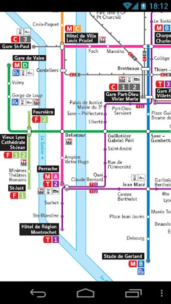 Lyon Transport Map - Preview 2
