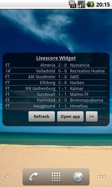Livescore Widget - Preview 17