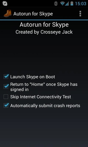 Autorun for Skype - Preview 2