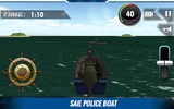 Police Boat Shooting Games 3D screenshot 5
