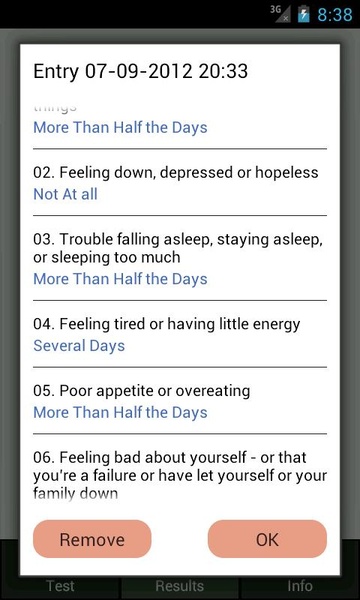 Depression Test - Preview 1