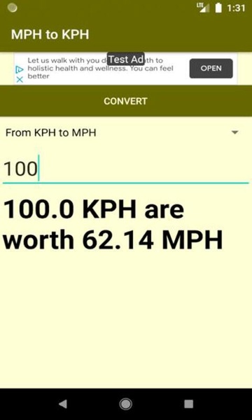 Converter MPH to KPH - Preview 3