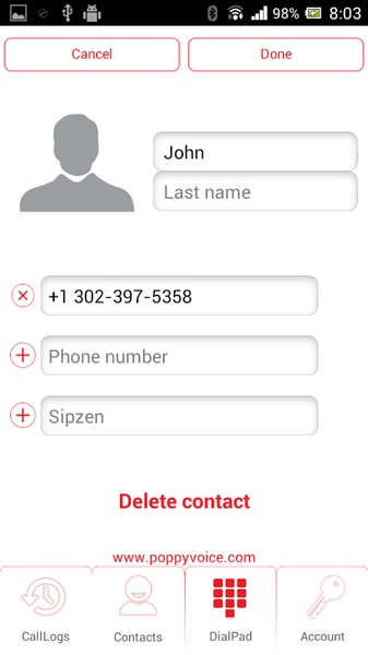 Olive Dialer - Preview 2