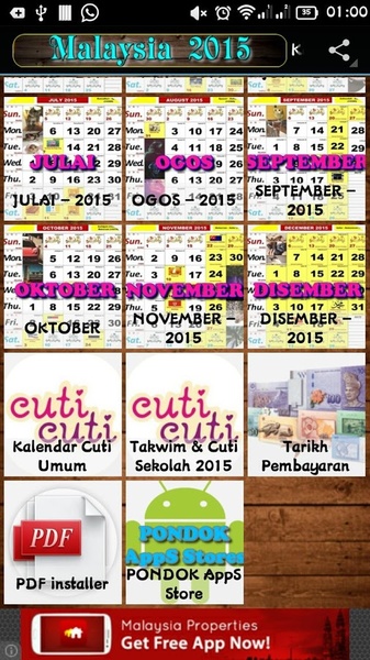 Kalendar 2016 - Malaysia - Preview 8