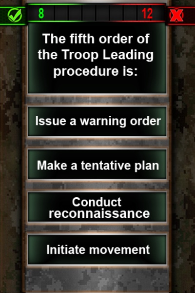 Army Study Quiz - Preview 5