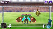 Alien Transform penalty power football game screenshot 3
