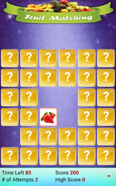 Matching Madness - Fruits - Preview 2