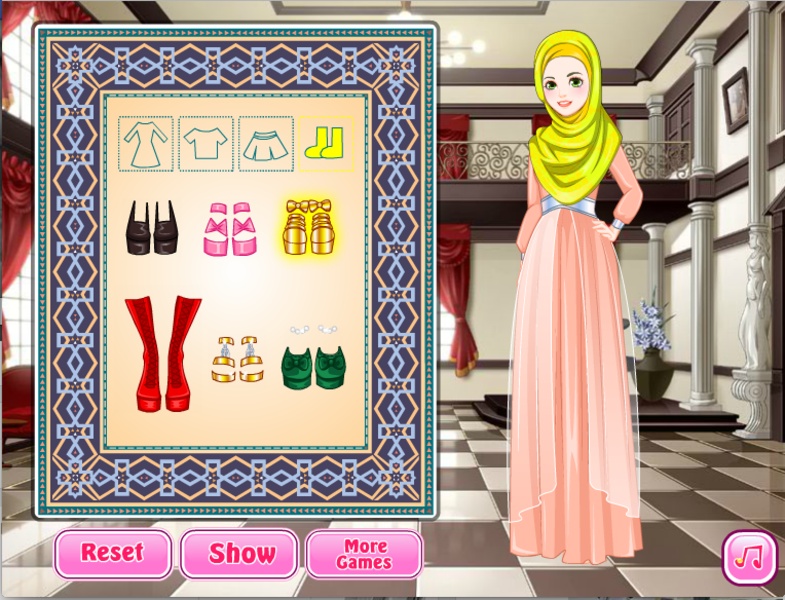 green emerald velvet dress Muslim Hijab Girls Fashion Salon and Makeover main image 0