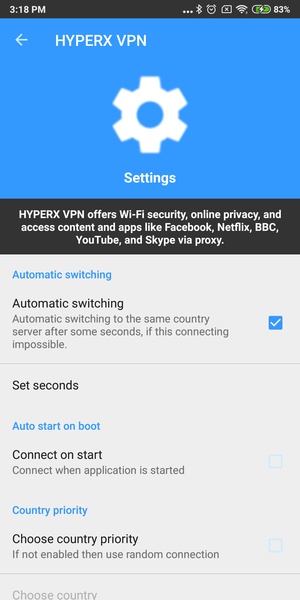 HYPERX VPN - Preview 3