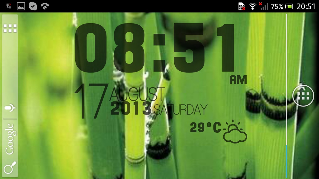 Sense Clock Live Wallpaper - Preview 1