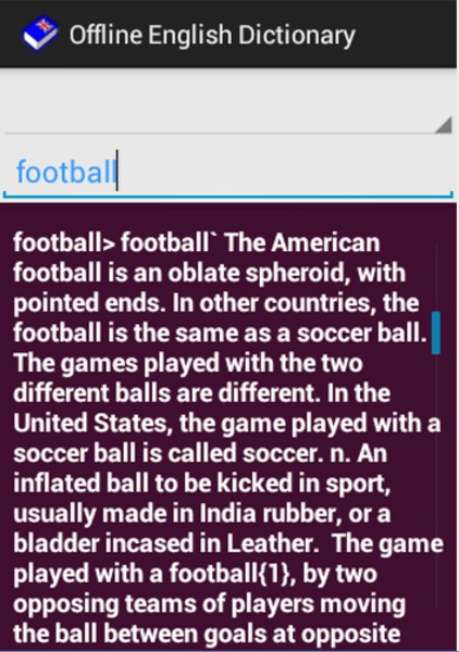 Offline English Dictionary - Preview 7
