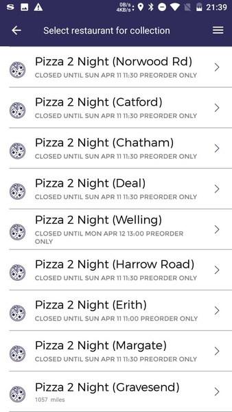 Pizza 2 Night App - Preview 8
