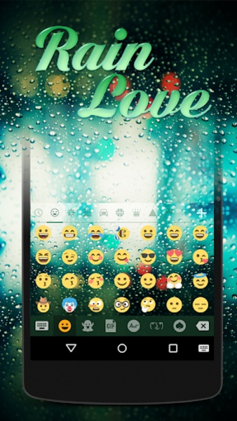 Rain Love Keyboard - Preview 6