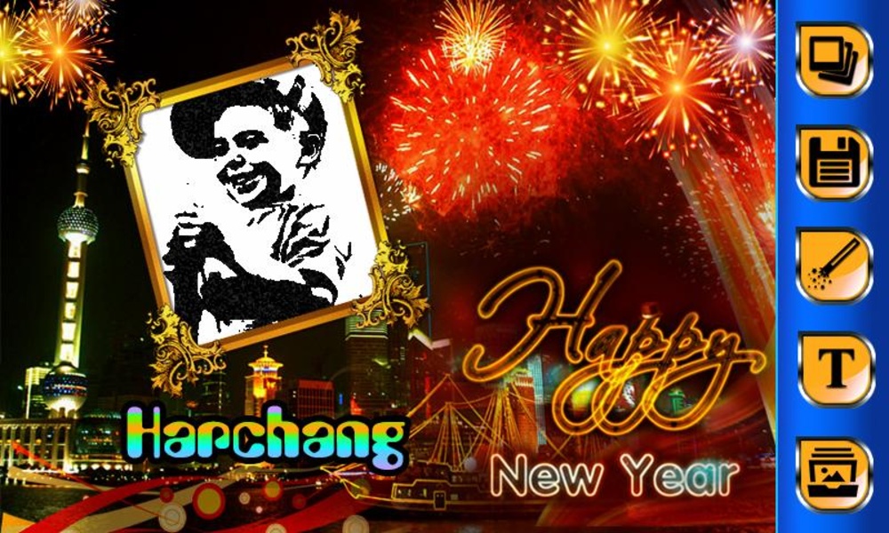 New Year Photo Frames - Preview 2
