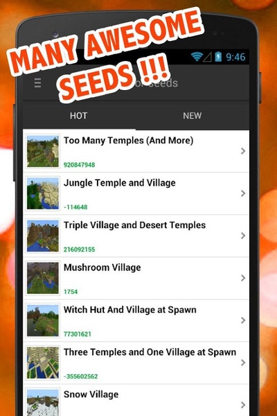 Seeds for Minecraft PE - Preview 2