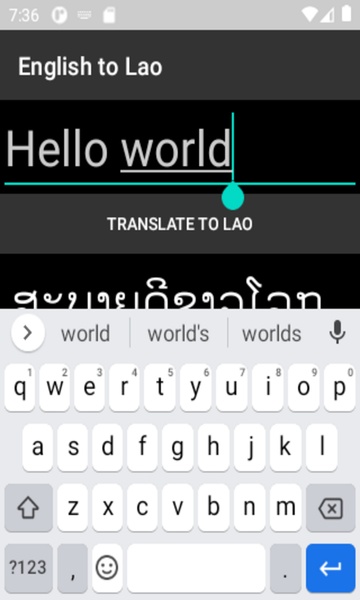 English to Lao - Preview 3