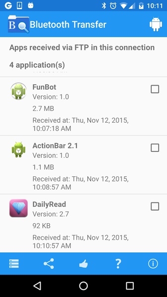 Bluetooth Transfer Trial - Preview 1