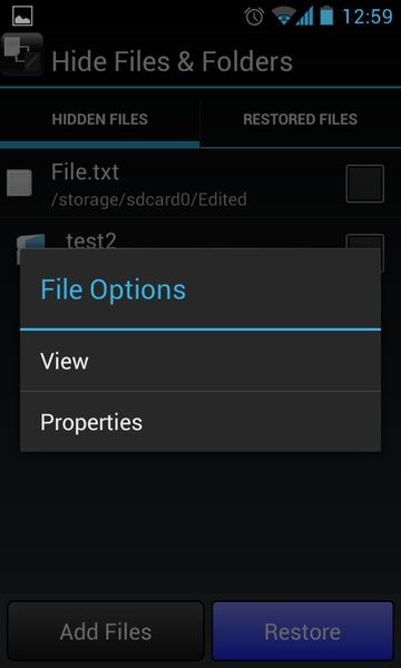 Hide Files & Folders - Preview 5