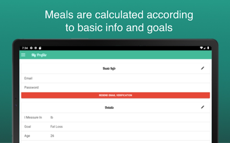 Fitness Meal Planner - Preview 1