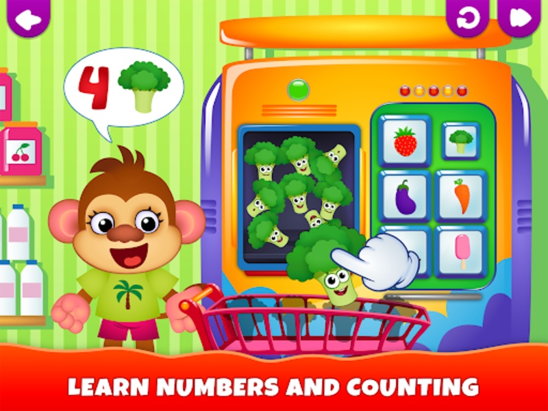 Juegos educativos para niños de 3 años! Funny Food - Descargar APK para  Android