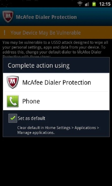McAfee Dialer Protection - Preview 3
