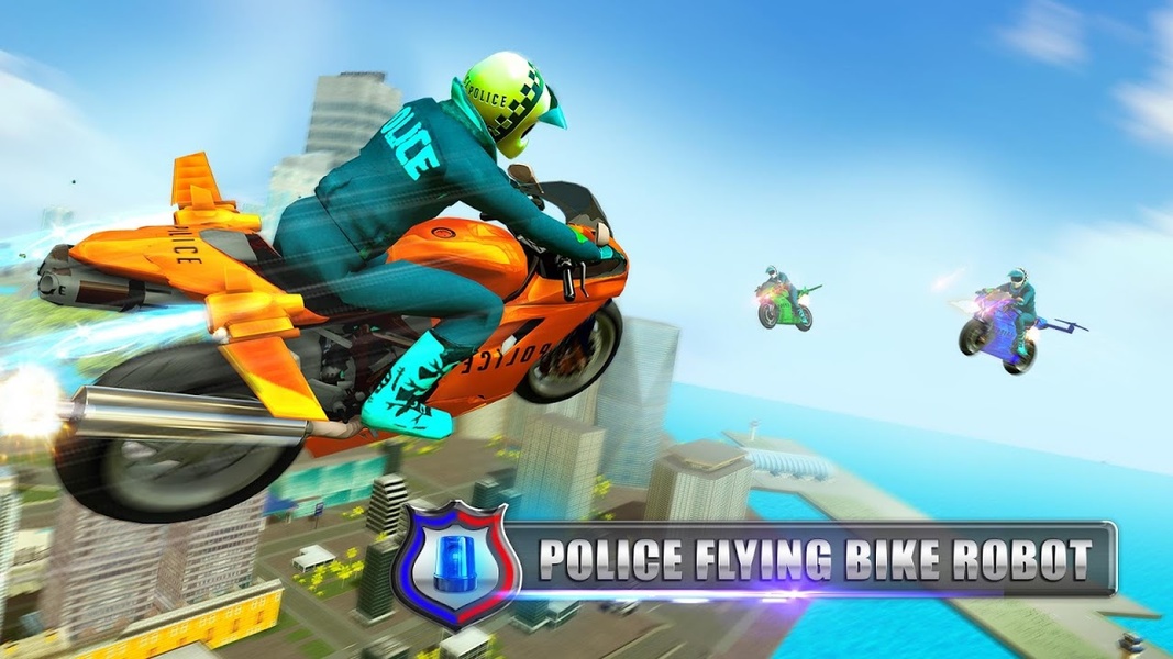 US Police Flying Bike Robot Simulator - Preview 13