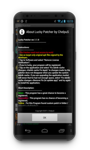 Lucky Patcher Original Hints - Preview 1