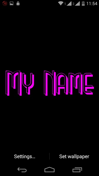 My Name 3D Live Wallpaper - Preview 3