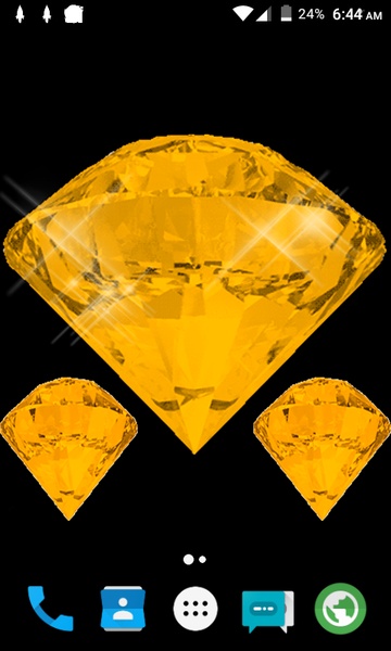 Gold Diamond Live Wallpaper PRO - Preview 1