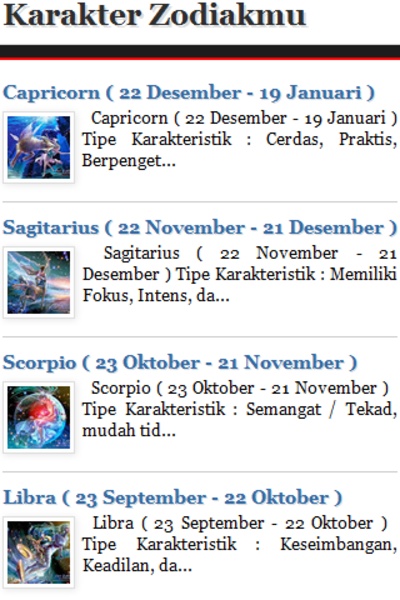 KarakterZodiak - Preview 5
