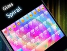 Emoji Keyboard Glass Spiral screenshot 1