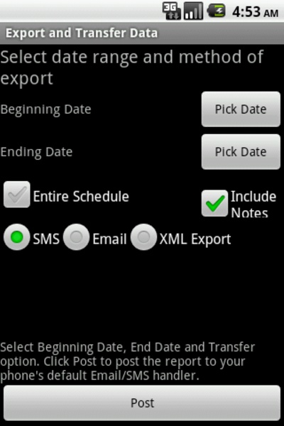 My Work Schedule - Preview 1