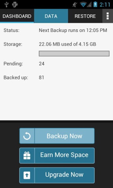 G Cloud Backup - Preview 9