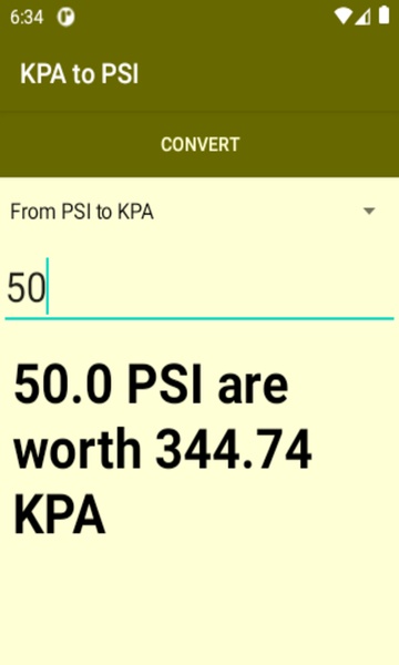 KPA to PSI converter - Preview 3