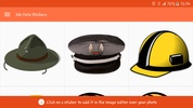 Job Hats Stickers screenshot 4