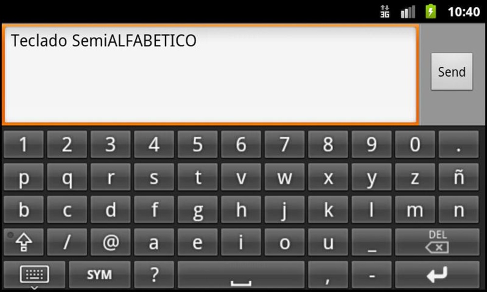 Teclado semiALFABETICO - Preview 1