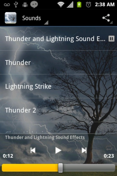 Scary Lightning Sounds - Preview 1