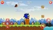 bleu hedgehog Runner Dash screenshot 6