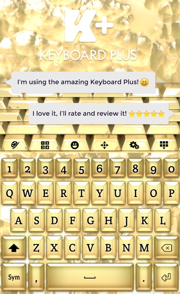 Keyboard Gold - Preview 1
