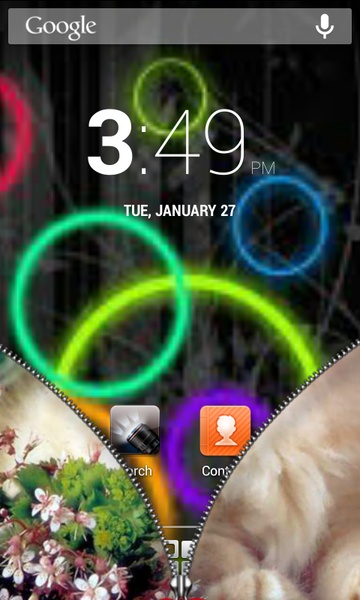 Kitten Zipper Screen Lock - Preview 2
