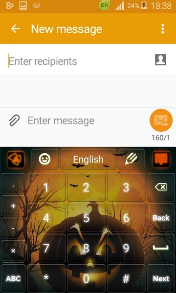 Halloween Keyboard - Preview 1