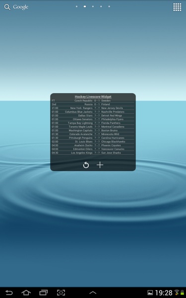 Hockey Livescore Widget - Preview 14