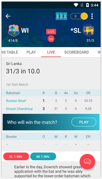 Cricket - Cricnwin - Preview 2