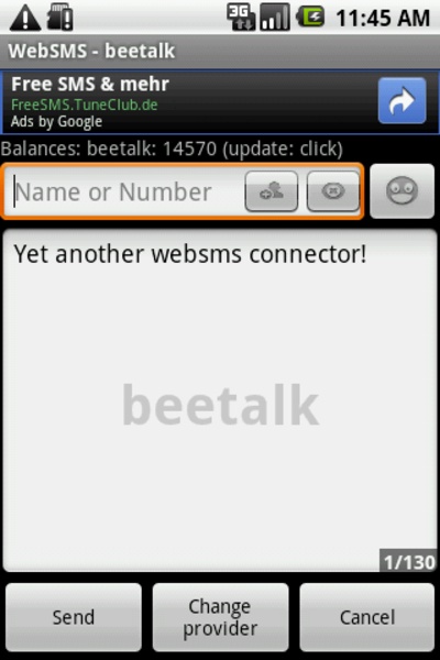 WebSMS - Preview 2