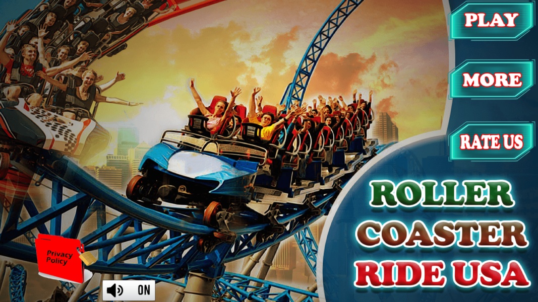 Rollercoaster: jogo de montanha russa rush