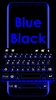 Blue Black Keyboard Theme screenshot 5