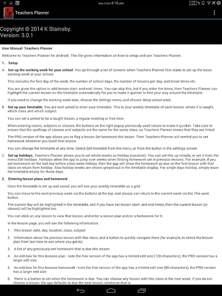 Teachers Planner - Preview 1