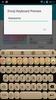 Emoji Keyboard Glitter Gold screenshot 5
